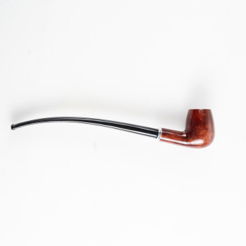 PIPA TALAMONA LISCIA DOPPIO BOCCHINO rif. 541 CHURCHWARDEN HALF BENT BILLIARD