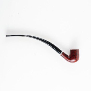 PIPA TALAMONA LISCIA DOPPIO BOCCHINO rif. 544 CHURCHWARDEN BENT BILLIARD