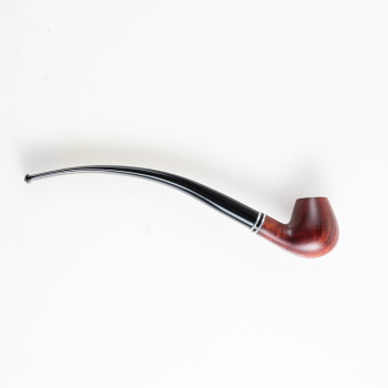 PIPA TALAMONA LISCIA DOPPIO BOCCHINO rif. 545 CHURCHWARDEN BENT BRANDY